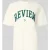 REVIEW T-shirt met labelprint en ronde hals