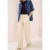 Cecil Dames Wide Legs corduroy broek in Beige