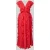 YAS Maxi-jurk van viscosemix met ruches model ‘Linala’