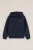 WE Fashion – Jongens hoodie met mouwdetail – Regular fit – Marineblauw – Katoen –