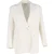 Sandro blazer in crèmekleurig polyester