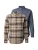 Jack & Jones Premium Overhemd ‘JPRBLUBARKLEY’  beige / navy / wit