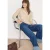 Cecil Dames Kort vest in Beige