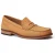 Base London Garfield Leren Heren Loafers In Verbrande Tan Kleur.