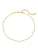 Hey Happiness Voetsieraden ‘Pearl’  goud