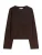 Bershka Trui  donkerbruin