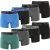 Phil & Co Boxershorts heren multipack 8-pack groen blauw zwart antraciet