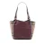 Tweedehands Kleine Leren En Huischeck Canvas Canterbury Tote