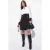V-hals Midi Jurk met Knopdetail