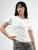 Busem Shirt  zilver / wit