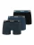 BOSS Boxershorts  saffier / zwart / wit