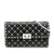 Tweedehands Gewatteerde Lambskin Free Rockstud Spike Portemonnee Aan Ketting