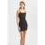 Schattige Hartvormige Spaghetti Strap Mini Bodycon Jurk met Kantdetail