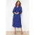 Trendyol Modest Dames Blauw Effen Maxi Lang Casual A-lijn Modest Jurken