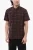 Geruit MESH-overhemd met korte mouwen in rood