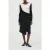 Stine Goya Wrap Midi Dress Black/butter Milk