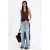 Mango regular waist flared jeans – mediumblauw