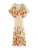 B by Ted Baker Strandjurk  lichtgeel / grasgroen / oranje / wit