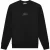 Malelions Men Striped Signature Sweater | Black/Blue Slate