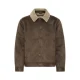 Blend suèdelook teddy lammy coat – turkish coffee