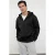 TRENDYOL MAN Heren Zwart Effen Lang Oversized Sweatshirts
