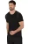 TRIGEMA T-Shirt ronde hals zwart, Effen