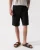 Logo Detail Cargo Shorts in Zwart