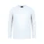 Fabric Heren Wafel T-shirt met lange mouwen (Wit)