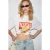Oversized T-shirt met ronde hals en print