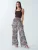 BWLDR Broek ‘Kenny’  donkerbruin / wit