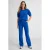 Geisha high waist flared broek blauw