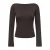 JDY top – donkerbruin