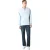 Pretty Green Islington-rugbyshirt voor heren (Lichtblauw)