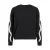 VILA gebreide sweater met ruches – zwart