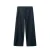 Mango denim wide leg regular waist broek dark blue denim