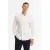 Anytime slim fit poplin overhemd wit