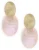 LOTT. gioielli Sieraad
Dames Closed Bugle Oval S, Materiaal: Textiel, Kleur: Roze