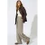 ONLY wide leg casual broek met print – bruin