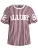 Zizzi Shirt ‘Falka’  rood / wit