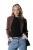 Colourful Rebel Mimmi Lace Peplum Sleeve Blazer Wj118015 Blazers 750 Brown