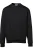 HAKRO Organic Sweatshirt ronde hals zwart, Effen