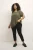 Blouse met korte mouwen A-shape Grape Leaf dark green