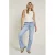 Para Mi high waist straight leg jeans light blue denim