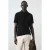 Mango Man slim polo zwart