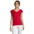 SOLS Dames/Dames Maan V Hals T-shirt (Rood)