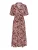 Jacqueline de Yong Jurk Jdystarsezen Life 2/4 Mididress Wvn 15320702 Windsor Wine/ Tapioca Aztek Dames