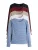 The Set Shirt  navy / lichtblauw / cappuccino / bourgogne / wit