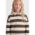 KIDS ONLY GIRL gestreepte sweater – ecru/donkerbruin
