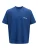 Jack & Jones T-shirt Jcounion Back Print Tee Ss Crew Noo 12273442 Beucoup Blue Mannen