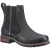 Cotswold Notgrove Leren Dames Zwarte Platte Chelsea Laarzen